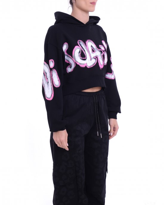 Felpa 25EDS54915 donna DISCLAIMER Nero Felpa 25EDS54915 donna DISCLAIMER Nero