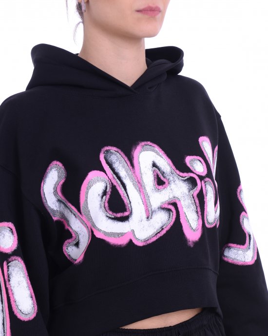 Felpa 25EDS54915 donna DISCLAIMER Nero Felpa 25EDS54915 donna DISCLAIMER Nero