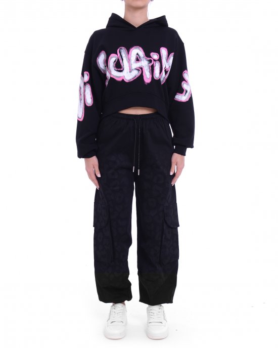 Felpa 25EDS54915 donna DISCLAIMER Nero Felpa 25EDS54915 donna DISCLAIMER Nero