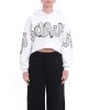 Felpa 25EDS54915 donna DISCLAIMER Bianco Felpa 25EDS54915 donna DISCLAIMER Bianco