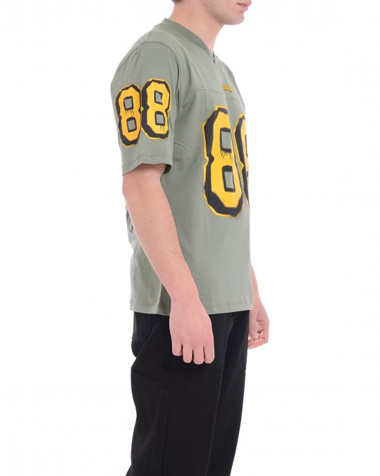 T-shirt 25EDS54890 uomo DISCLAIMER Verde