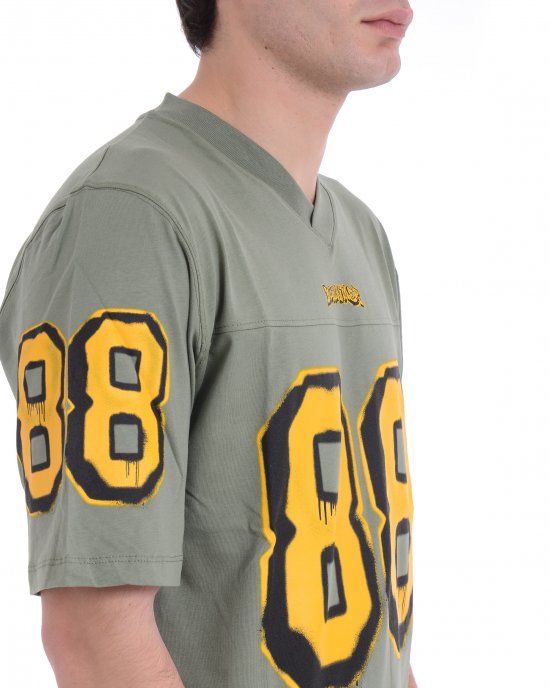 T-shirt 25EDS54890 uomo DISCLAIMER Verde