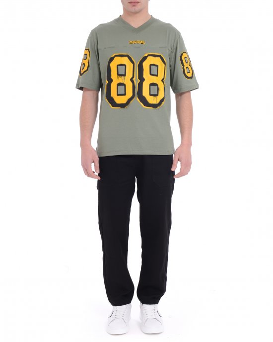 T-shirt 25EDS54890 uomo DISCLAIMER Verde