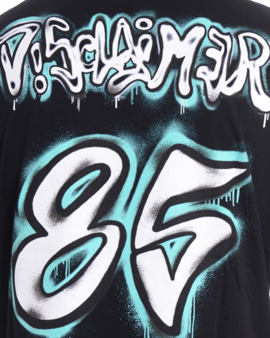 T-shirt 25EDS54891 uomo DISCLAIMER Nero