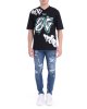 T-shirt 25EDS54891 uomo DISCLAIMER Nero