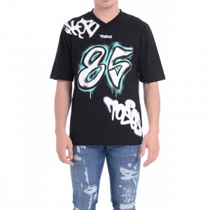 T-shirt 25EDS54891 uomo DISCLAIMER Nero