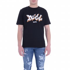 T-shirt 25EDS54817 uomo DISCLAIMER Nero
