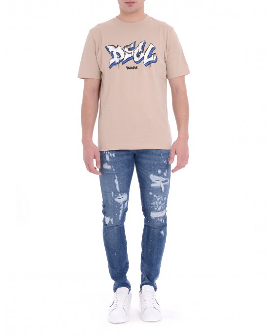 T-shirt 25EDS54817 uomo DISCLAIMER Beige T-shirt 25EDS54817 uomo DISCLAIMER Beige
