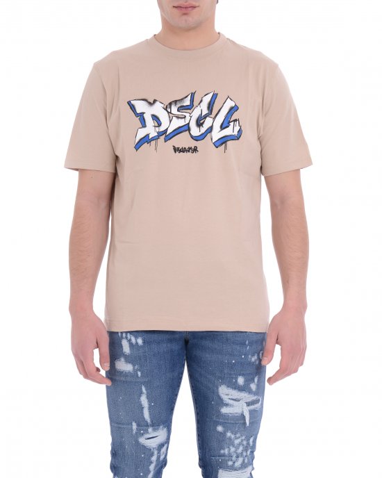 T-shirt 25EDS54817 uomo DISCLAIMER Beige T-shirt 25EDS54817 uomo DISCLAIMER Beige