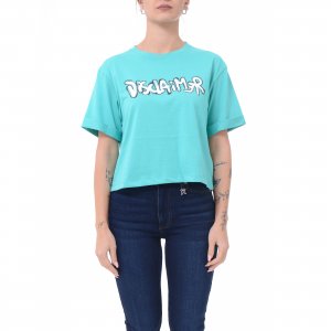 T-shirt 25EDS54917 donna DISCLAIMER Verde