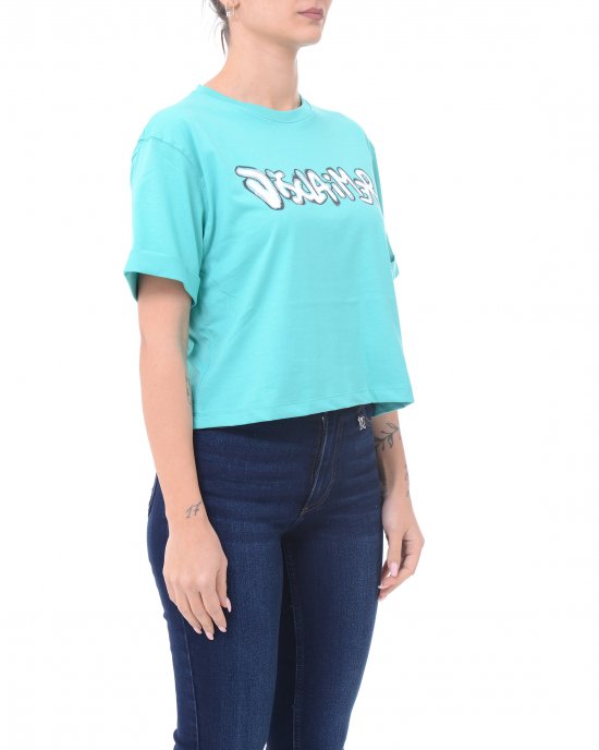 T-shirt 25EDS54917 donna DISCLAIMER Verde T-shirt 25EDS54917 donna DISCLAIMER Verde
