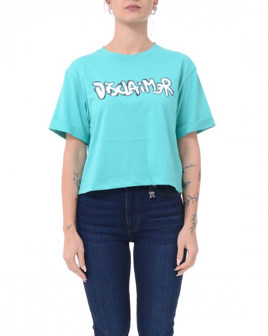 T-shirt 25EDS54917 donna DISCLAIMER Verde T-shirt 25EDS54917 donna DISCLAIMER Verde