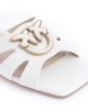 Sandalo basso SD0313P003 donna PINKO Bianco Sandalo basso SD0313P003 donna PINKO Bianco