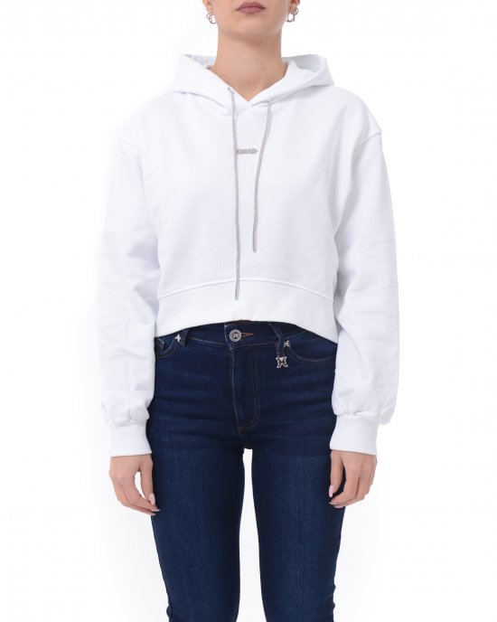 Felpa 25EDS55058 donna DISCLAIMER Bianco Felpa 25EDS55058 donna DISCLAIMER Bianco
