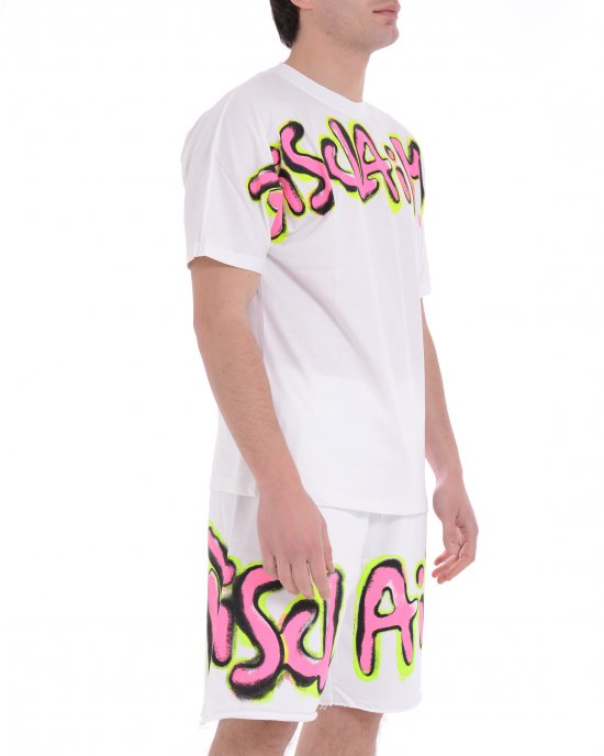 T-shirt 25EDS54815 uomo DISCLAIMER Bianco T-shirt 25EDS54815 uomo DISCLAIMER Bianco