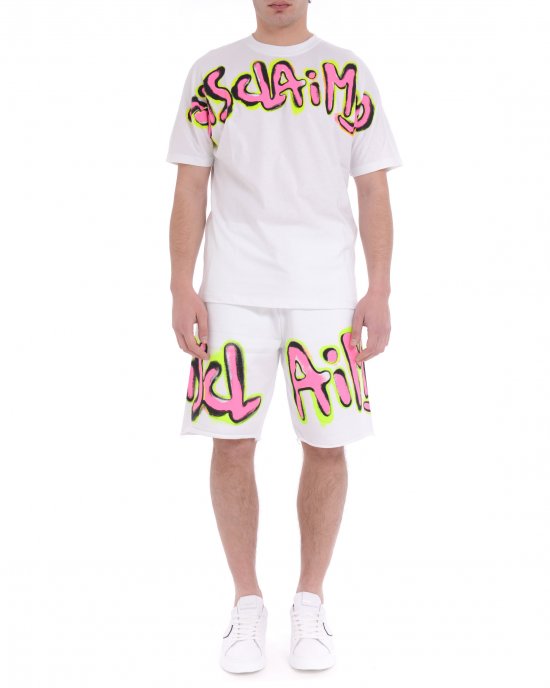 T-shirt 25EDS54815 uomo DISCLAIMER Bianco T-shirt 25EDS54815 uomo DISCLAIMER Bianco