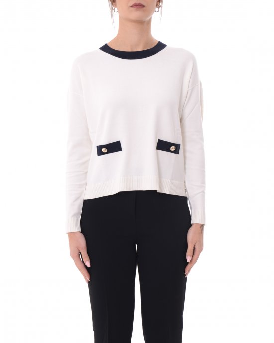 Maglia Regio 2511361123200 donna PENNY BLACK Bianco