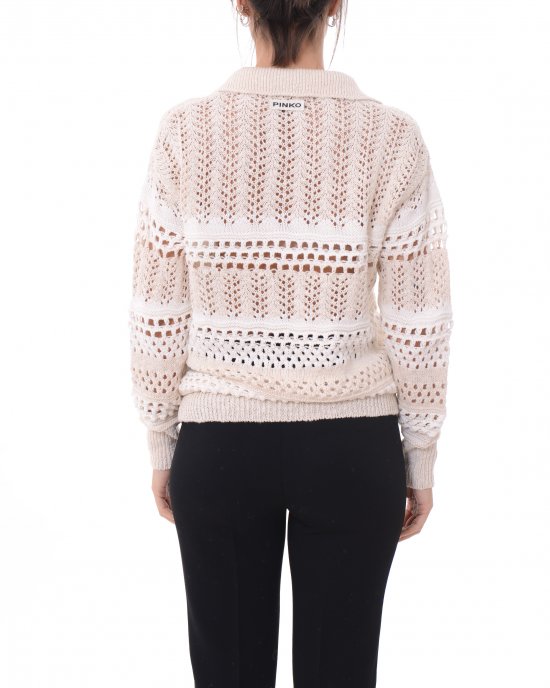 Maglia Gorzano 104946 donna PINKO Avorio Maglia Gorzano 104946 donna PINKO Avorio