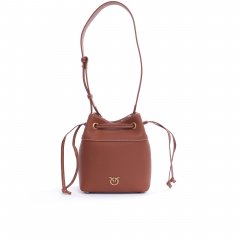 Secchiello Mini Pelle Bottolata 104303 donna PINKO Cuoio