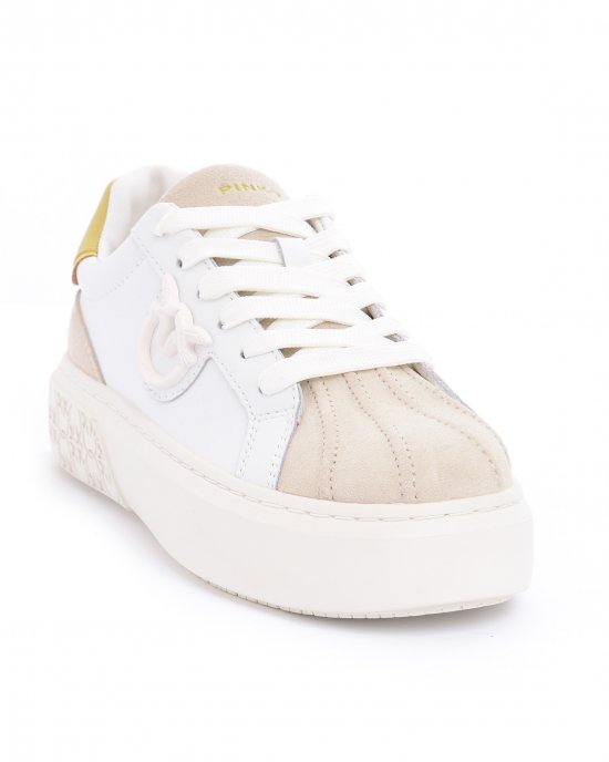 スニーカー PINKO Woman Sneakers White 1 SS0073P021 F5B Sneakers with platform sole and coloured heel PINKO → Shop