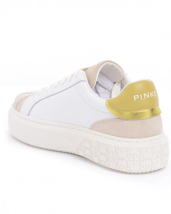 スニーカー PINKO Woman Sneakers White 1 SS0073P021 F5B Sneakers with platform sole and coloured heel PINKO → Shop
