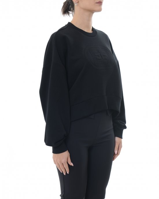 Felpa MD00551E2 donna ELISABETTA FRANCHI Nero Felpa MD00551E2 donna ELISABETTA FRANCHI Nero