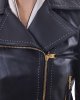 Giacca in pelle GD47Z51E2 donna ELISABETTA FRANCHI Nero