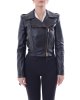 Giacca in pelle GD47Z51E2 donna ELISABETTA FRANCHI Nero
