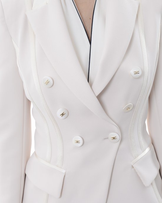 Giacca GI14251E2 donna ELISABETTA FRANCHI Avorio Giacca GI14251E2 donna ELISABETTA FRANCHI Avorio