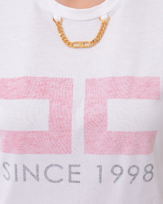 T-shirt MA03351E2 donna ELISABETTA FRANCHI Bianco T-shirt MA03351E2 donna ELISABETTA FRANCHI Bianco