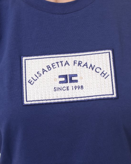 T-shirt MA03551E2 donna ELISABETTA FRANCHI Blu T-shirt MA03551E2 donna ELISABETTA FRANCHI Blu