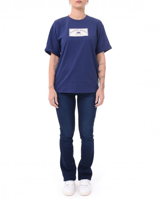 T-shirt MA03551E2 donna ELISABETTA FRANCHI Blu T-shirt MA03551E2 donna ELISABETTA FRANCHI Blu