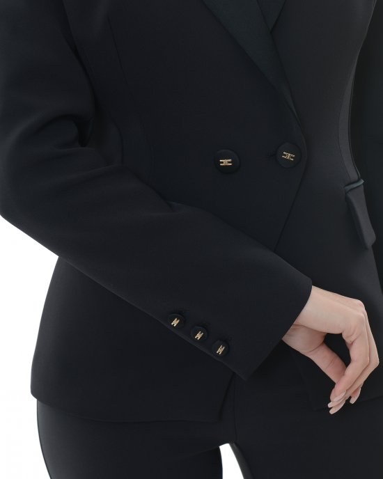 Giacca GI14951E2 donna ELISABETTA FRANCHI Nero