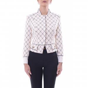 Giacca GIS5151E2 donna ELISABETTA FRANCHI Avorio