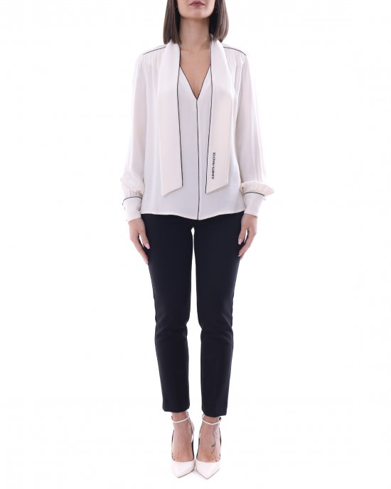 Camicia CA10451E2 donna ELISABETTA FRANCHI Avorio Camicia CA10451E2 donna ELISABETTA FRANCHI Avorio