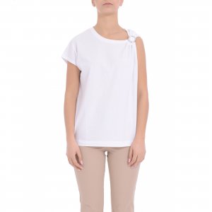 T-shirt 2340 donna ALPHA STUDIO Bianco