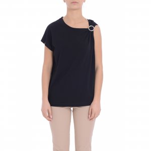 T-shirt 2340 donna ALPHA STUDIO Nero