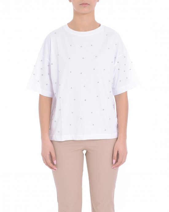 T-shirt 2331 donna ALPHA STUDIO Bianco T-shirt 2331 donna ALPHA STUDIO Bianco