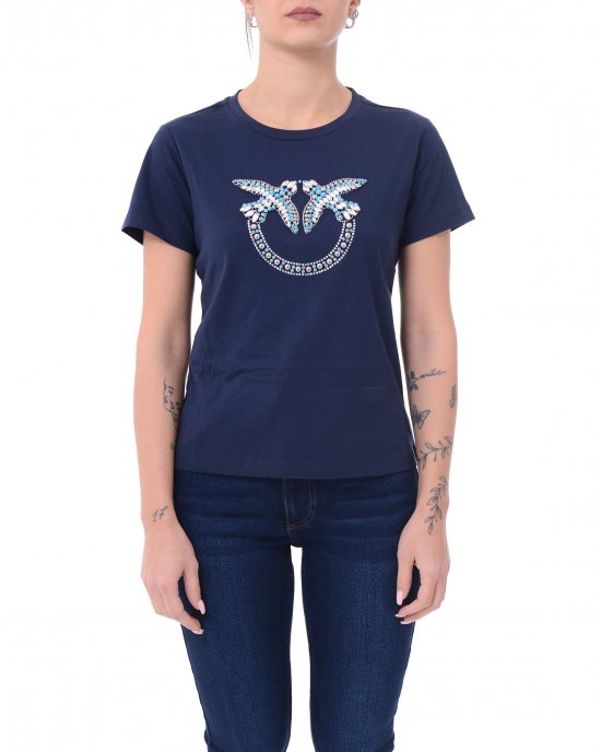 T-shirt Quentin 100535 donna PINKO pe Blu T-shirt Quentin 100535 donna PINKO pe Blu