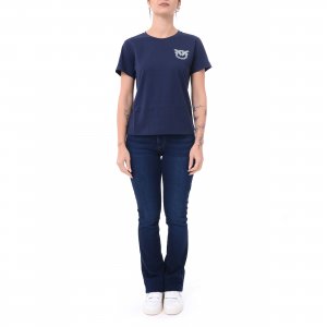 T-shirt Nambrone 103320 PINKO donna pe Blu
