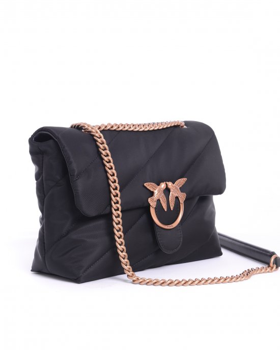 Borsa Love Puff Classic Cl Recycled Fabric 100038 donna PINKO Nero Borsa Love Puff Classic Cl Recycled Fabric 100038 donna PINKO Nero
