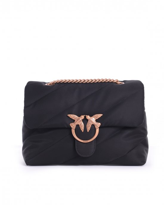 Borsa Love Puff Classic Cl Recycled Fabric 100038 donna PINKO Nero Borsa Love Puff Classic Cl Recycled Fabric 100038 donna PINKO Nero