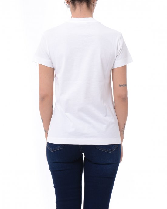 T-shirt Trapani High Trim A2D6 105050 PINKO donna Bianco T-shirt Trapani High Trim A2D6 105050 PINKO donna Bianco