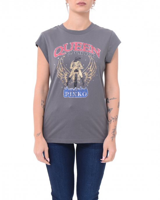 T-shirt Marrakech Tinto Old A2DA 104603 PINKO donna Grigio T-shirt Marrakech Tinto Old A2DA 104603 PINKO donna Grigio
