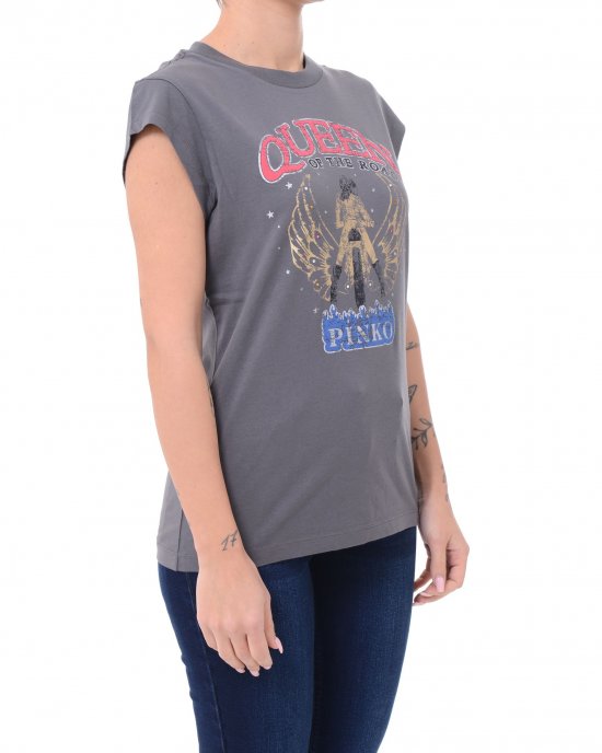 T-shirt Marrakech Tinto Old A2DA 104603 PINKO donna Grigio T-shirt Marrakech Tinto Old A2DA 104603 PINKO donna Grigio