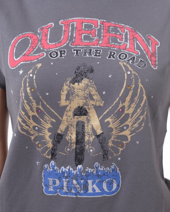 T-shirt Marrakech Tinto Old A2DA 104603 PINKO donna Grigio T-shirt Marrakech Tinto Old A2DA 104603 PINKO donna Grigio