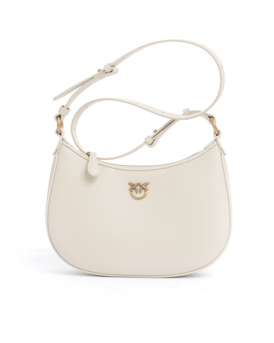Borsa Half Moon Mini FL 102790 Vitello Seta PINKO donna Avorio Borsa Half Moon Mini FL 102790 Vitello Seta PINKO donna Avorio