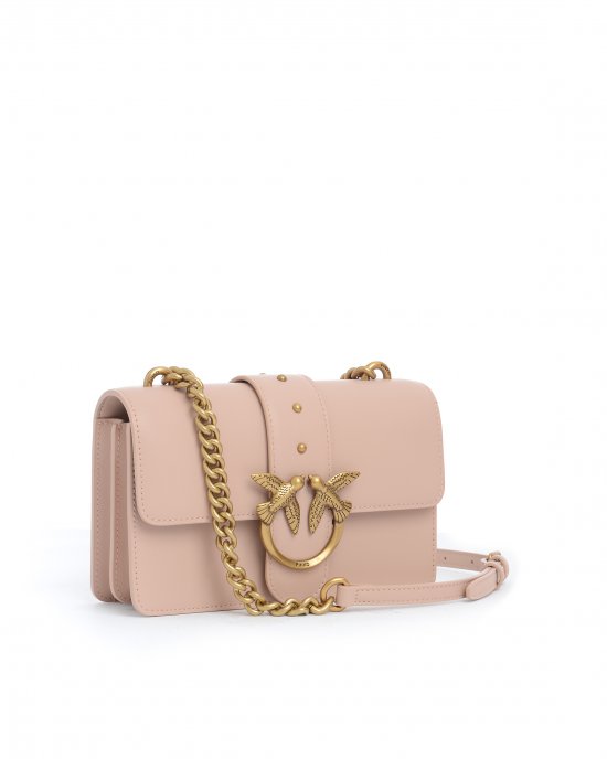 Tracolla Love One Mini Cl Vitello Seta 100059 donna PINKO pe Rosa Tracolla Love One Mini Cl Vitello Seta 100059 donna PINKO pe Rosa