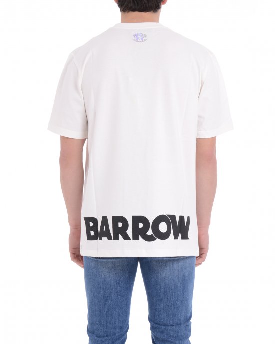 T-shirt S5BWUATH087 uomo BARROW Bianco T-shirt S5BWUATH087 uomo BARROW Bianco