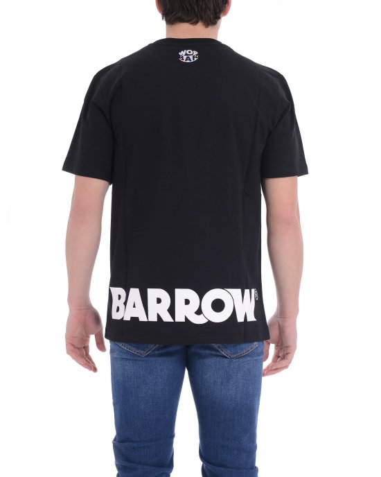 T-shirt S5BWUATH087 uomo BARROW Nero T-shirt S5BWUATH087 uomo BARROW Nero